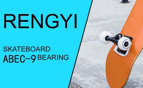 Skateboard Bearings RENGYI Precision Fast Spin ABEC 9 Chrome Steel Bearing for Longboards, Skate Boards, Scooters and Roller Skates (16-Pack, Purple)