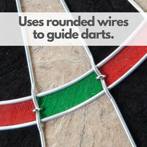 Regulation Dartboard Set with 6 Steel Tip Darts - Shot King