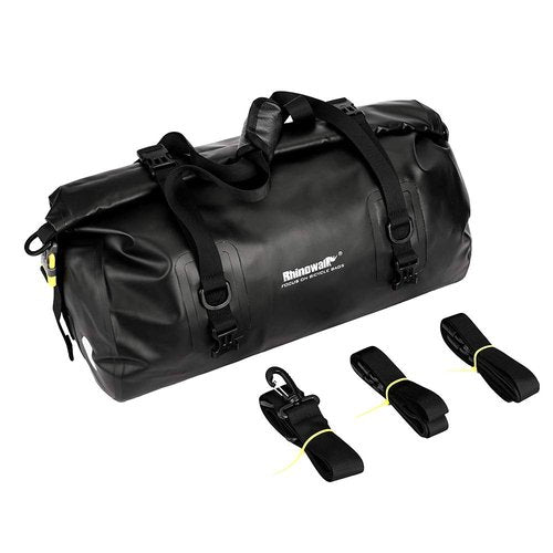 20L Waterproof Duffel Bag Multifunctional Cycle Rear Seat Trunk Bag Bike Rack Pannier Bag Camping Boating Kayaking Traveling Beach