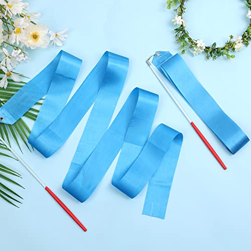 2pcs Twirling Dance Ribbons - 78.7 Inch Gymnastics Streamers
