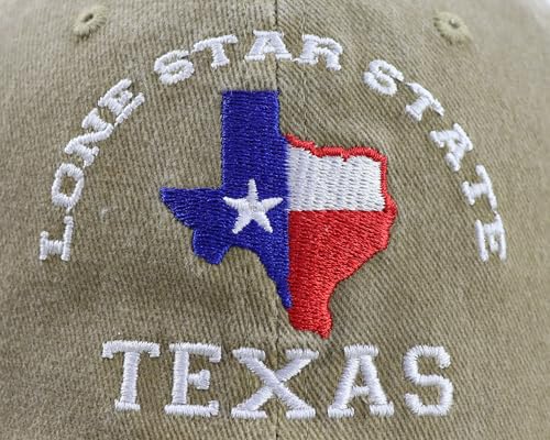 Nature Texas Flag Hats for Men & Women - Funny Adjustable Cotton Baseball Cap