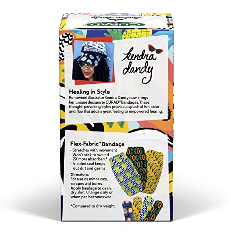Designer Adhesive Fabric Bandages Variety Pack - 50 Count