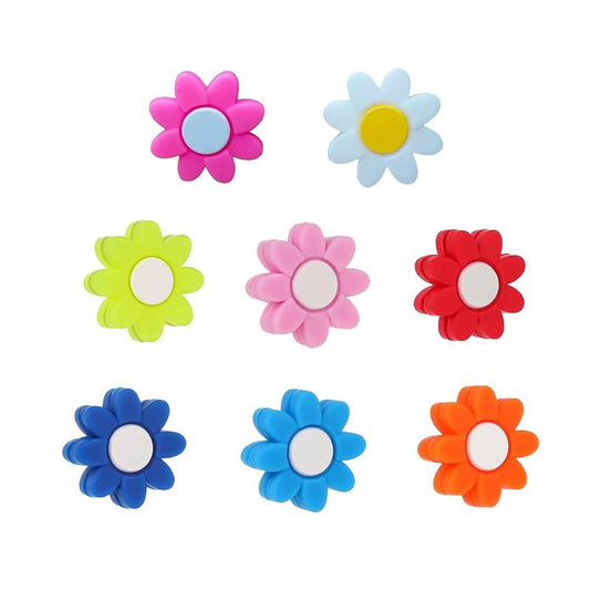 spintenis Tennis Racquet Vibration Dampener，Tennis Racket Shock Absorbers, with Premium Quality for The Tennis Players More Professional Tennis Accessories（8pcs Mixed Colors）