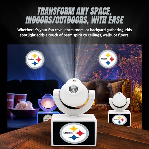 Pittsburgh Steelers LED Mini Spotlight Projector - 6 Designs
