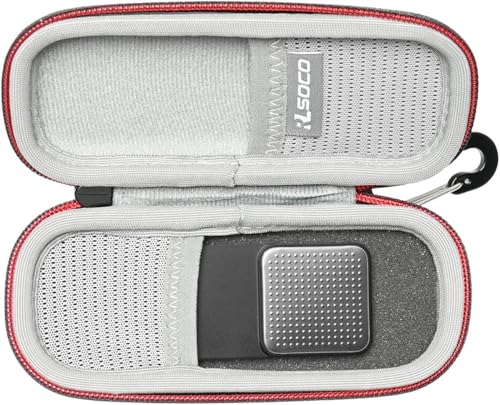 RLSOCO Case for KardiaMobile 1-Lead/6-Lead Personal ECG Heart Rate Monitor - Durable EVA Travel Case with Carabiner & Extra Storage