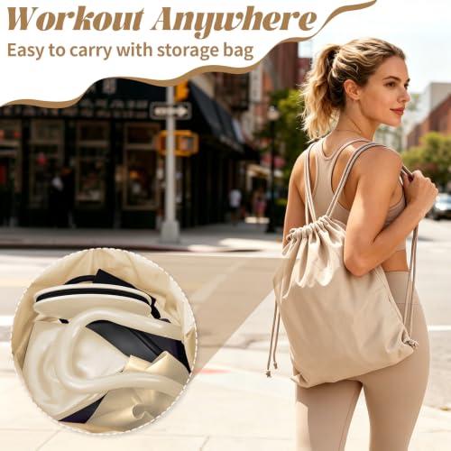 19-Piece Pilates Equipment Set with Yoga Block, Ring & Weights