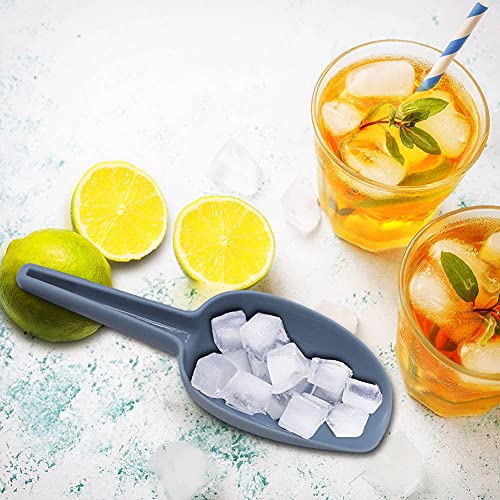 Set of 3 Plastic Scoops for Flour, Ice, Candy & More