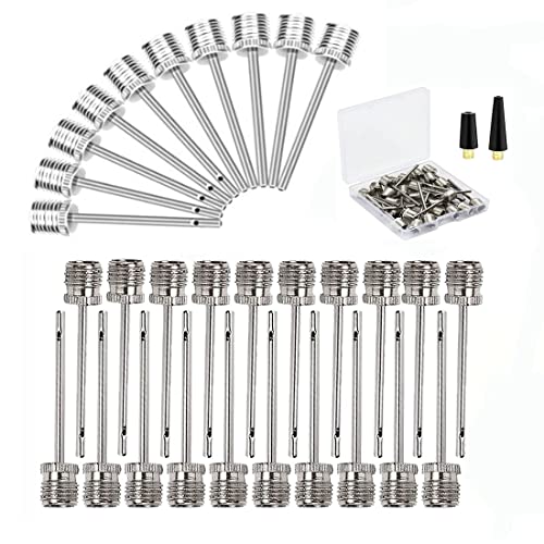 32-Piece Stainless Steel Ball Pump Needle Set with Storage Case
