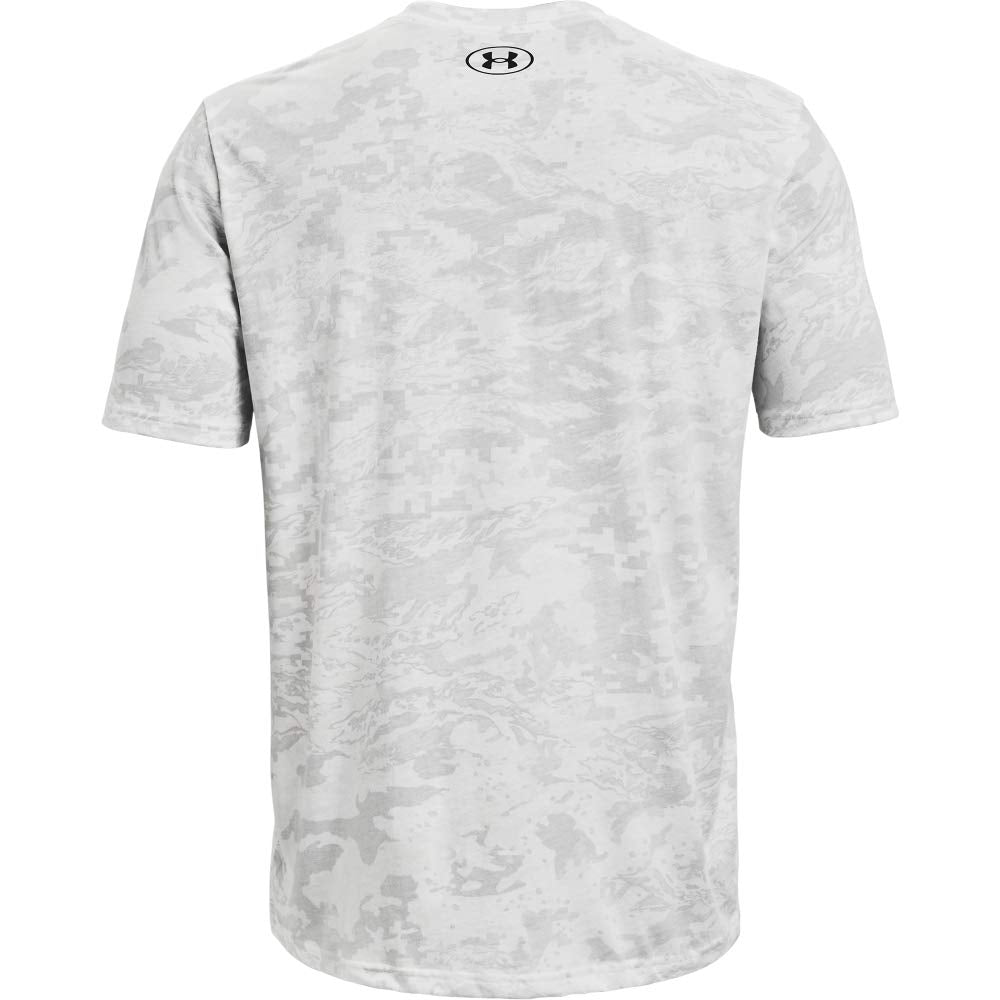 Under Armour ABC Camo Short Sleeve T-Shirt, White (100)/Mod Gray, X-Large
