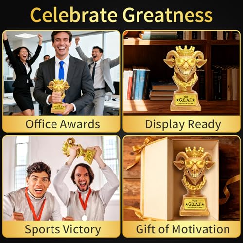 Funny Goat Trophy Award for Best Fantasy Football Player