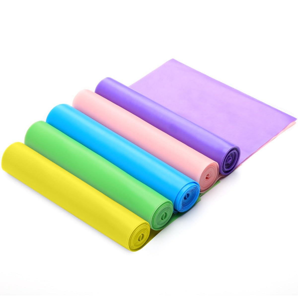 5 Pack Resistance Bands Exercise Sports Loop Fitness Home Gym Yoga Latex Set，for Home Fitness, Workouts, Strength Training, Gym, Natural Latex Fitness Workout Bands
