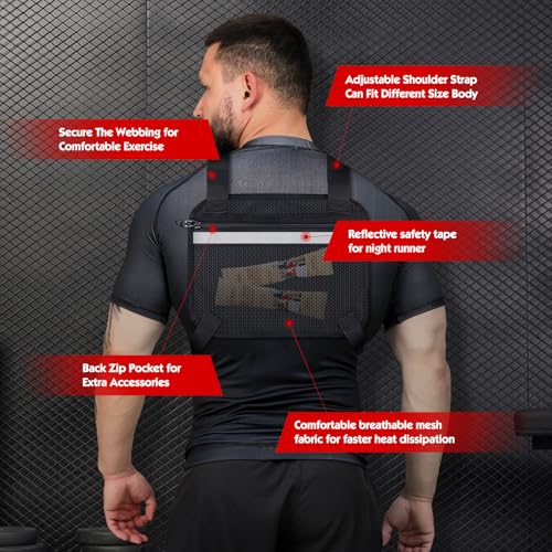 Tactical Chest Pack for Men - Lightweight, Water Resistant EDC Bag
