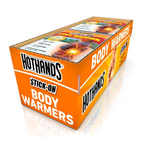 HotHands Adhesive Body Warmer 40 Count - Air Activated Hand/Chest Warmers