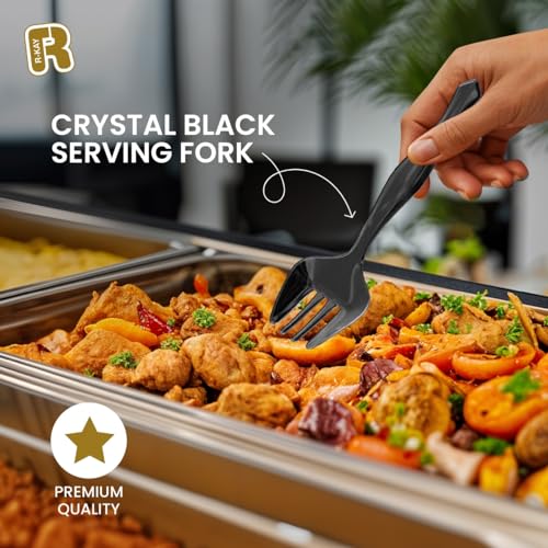 18 Pack Disposable Plastic Serving Utensils Set for Parties and Events