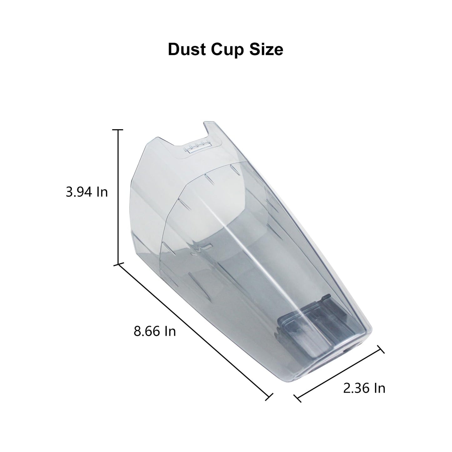 CPAI Dust Cup Compatible with Eureka NES215A NES210 NES212 NES215 Blaze Stick Vacuum Cleaner (1 Dust Cup)