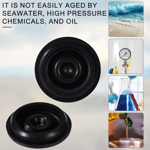 6-Pack Rubber Grease Caps for Dexter EZ Lube Trailer Axles