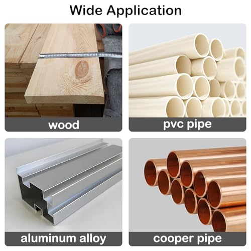 12¡± High-Tension Hacksaw Frame with 24 TPI Bi-metal Blade, Suitable for Metal, Wood, PVC, Carpentry