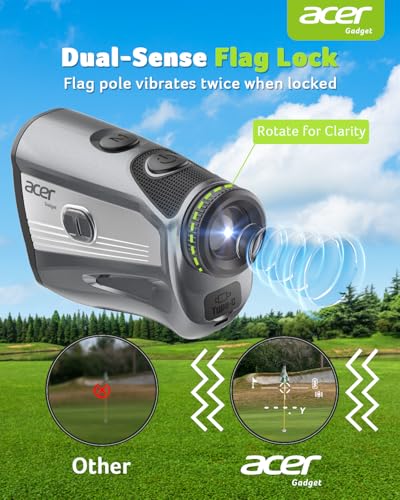 Laser Golf Rangefinder with Slope - 1200 Yards, Rechargeable - A-1200Yards