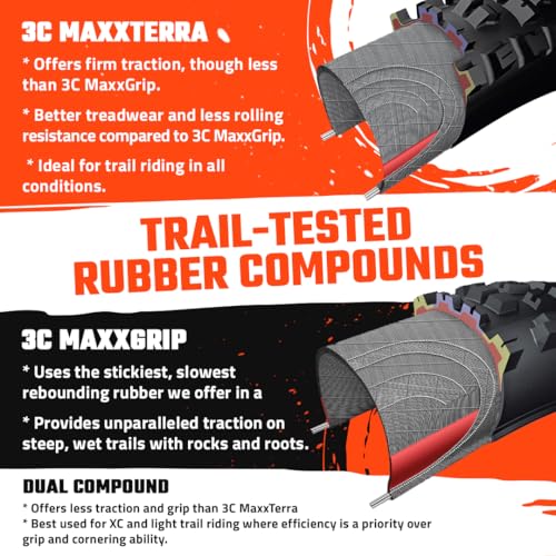 Maxxis Rekon 24x2.20 Non-Tubeless Trail Bicycle Tire - E25 Rated, Black