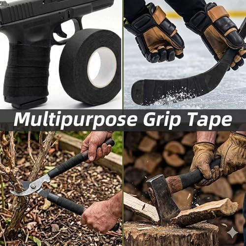 Tactical Grip Tape - Non-Reflective, No Residue - 2 Rolls, Black