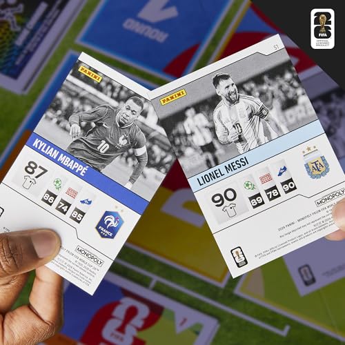 Monopoly Panini Prizm FIFA World Cup Board Game with Trading Cards