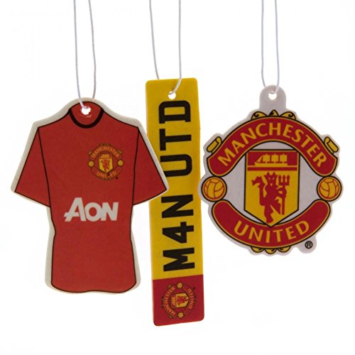 Manchester United Air Freshener Set - 3 Unique Designs