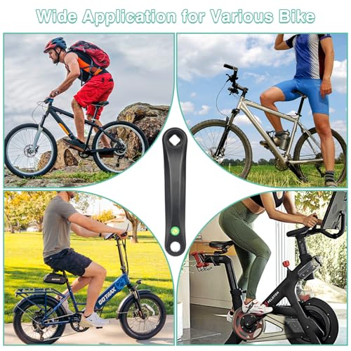 ZUKKA 152mm Aluminum Bicycle Crank Arm for Mountain, Road & Folding Bikes