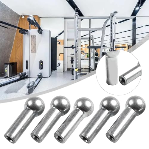 5 Pack Cable Ball Terminals for 5mm Fitness Equipment Cables