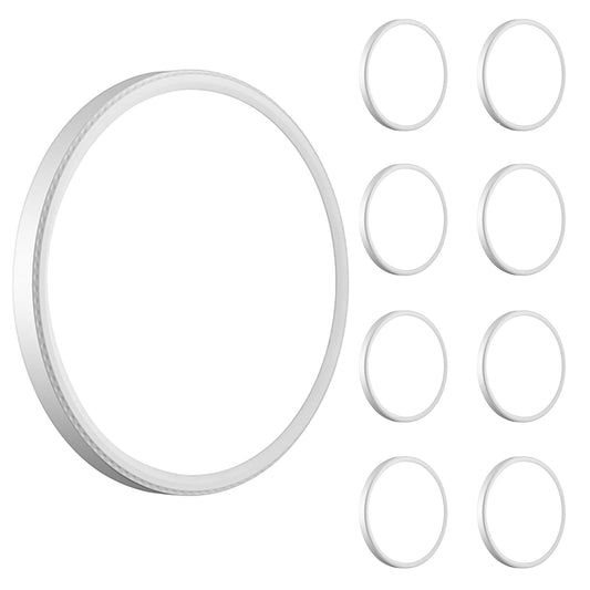 MODERN 28W 3200lm LED Flush Mount Ceiling Light, Super Slim 12 inch LED Ceiling Light, 5000K Daylight LED Ceiling Light for Bedroom, Living Room, Dining Room,Garage and Office… (5000K-8 Pack(White))