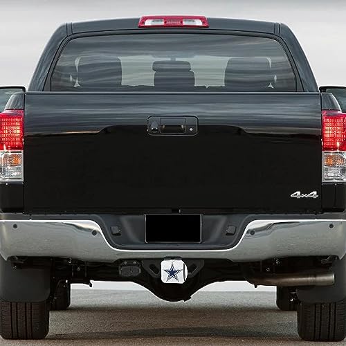 NFL Hitch Cover - Dallas Cowboys 3.4"x4" Blue Chrome Logo