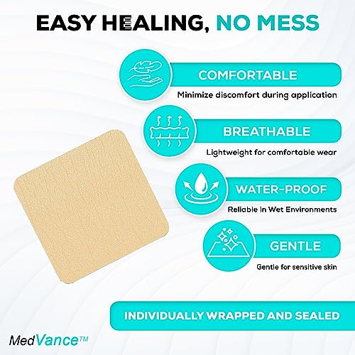 Silicone Adhesive Foam Dressing 2"x2" - Box of 5
