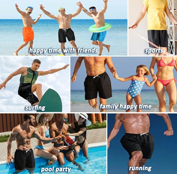 Scotamalone Mens Swim Trunks Board Shorts Swimwear Bathing Suits