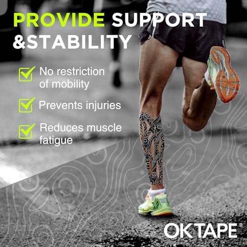 Kinesiology Tape Uncut Roll - 2 Inch Athletic Tape for Pain Relief & Muscle Support, 16.4 Feet