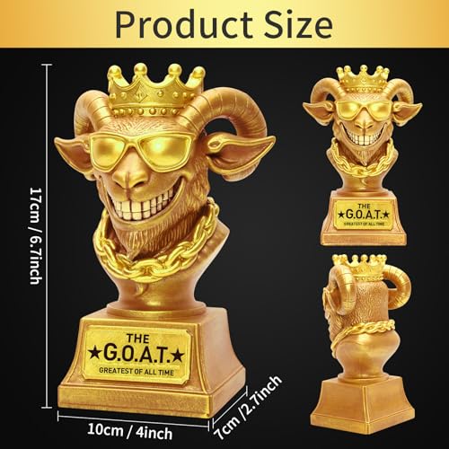Funny Goat Trophy Award for Best Fantasy Football Player