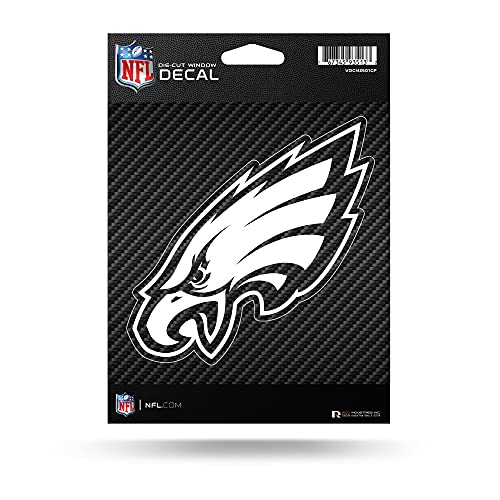Philadelphia Eagles Carbon Fiber Die Cut Decal - Medium Team Logo Sticker
