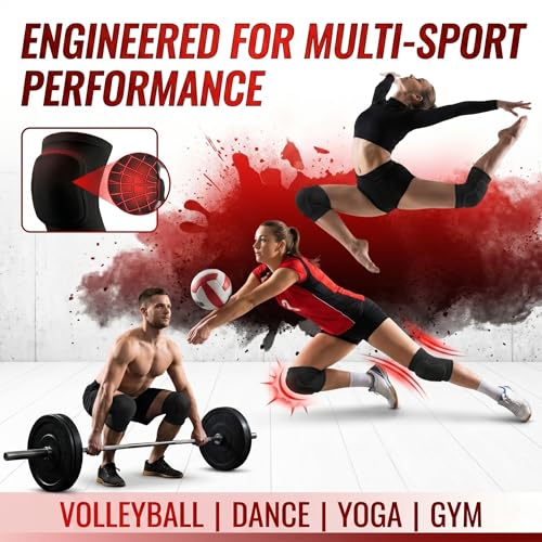 Knee Pads for Volleyball, Basketball, Dance - X-Small