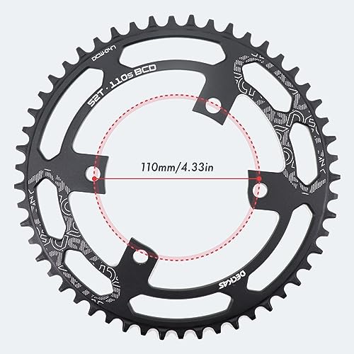 DJC 40T Road Bike Chainring - Narrow Wide 110BCD Gravel & Road Cycling