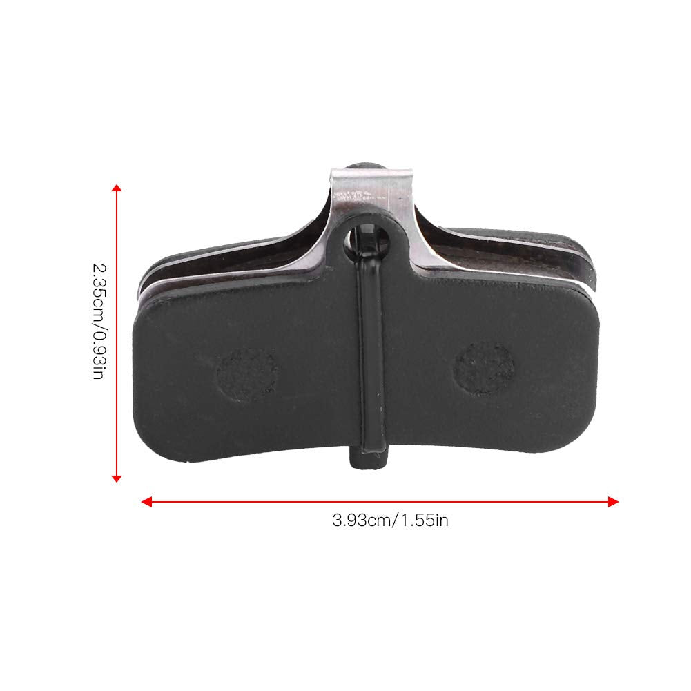 Bike Disc Brake Pads, 4 Pairs Resin Semi Metal Bicycle Disc Brake Pads Bike Brake Parts Brake Pad Set