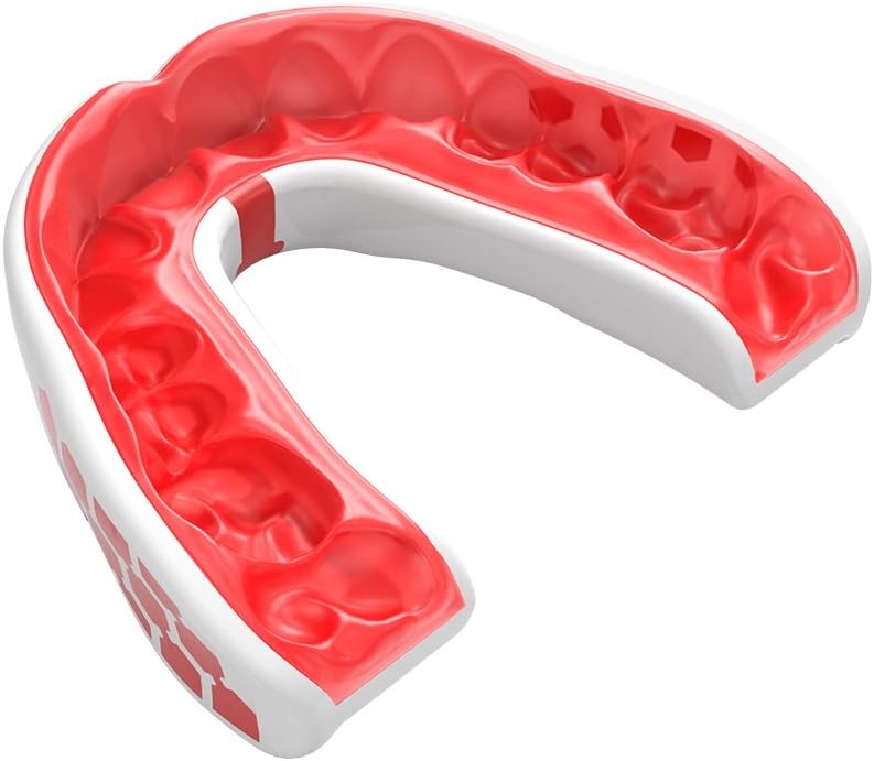Shock Doctor Gel Max Mouthguard - Convertible Strap or Strapless Design for Football, Basketball, MMA & More