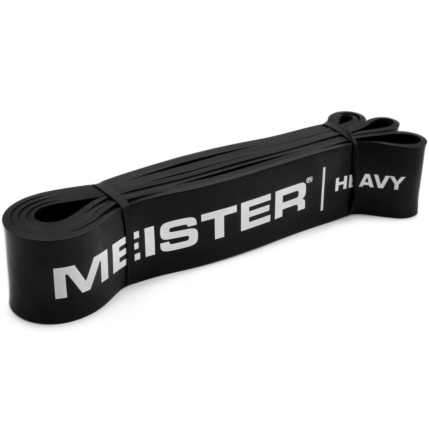 Meister X Band Comfort-Width 41" x 2" Resistance Bands - X-Wide Premium Loop Bands - Heavy/Black