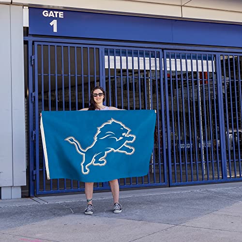 Detroit Lions 3x5 NFL Banner Flag - Officially Licensed Indoor Outdoor Decor