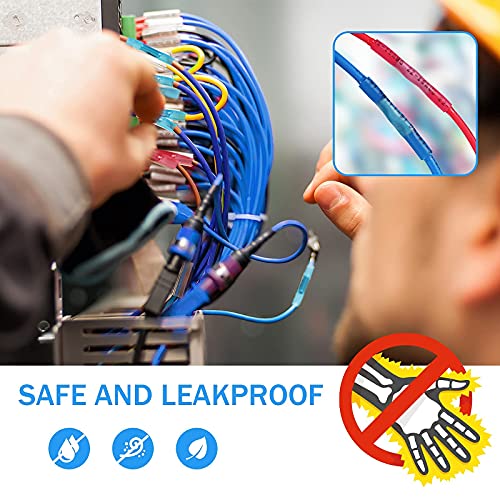 320PCS Waterproof Heat Shrink Wire Connectors Kit - Crimp Terminals for Automotive & Marine