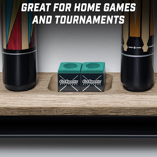 Premium Pool Cue Chalk Cube 12 Pack - Green Billiards Accessory