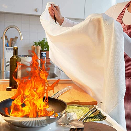 TONYKO Emergency Fire Blankets, Flame Retardant Protection and Heat Insulation Designed for Kitchen,Fireplace,Grill,Car,Camping