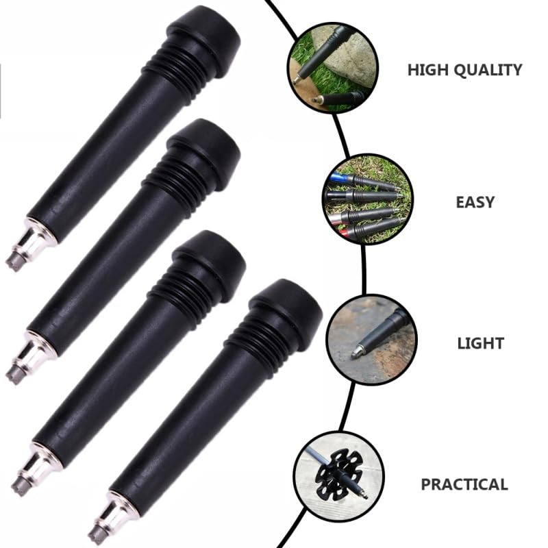5 Pack Replacement Tips for Hiking Poles - Tungsten Steel