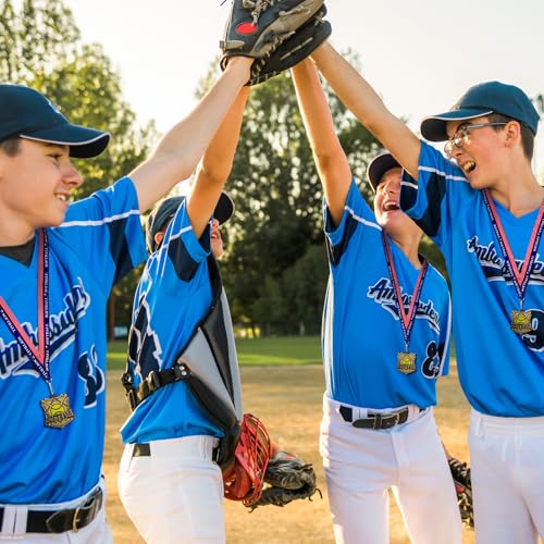 Sports Awards Medals with Neck Ribbons, 2''