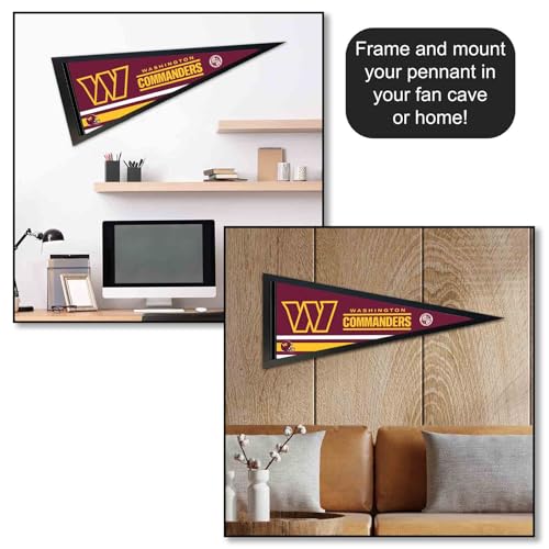 Washington Commanders Pennant Banner Flag - 12x30 Inch