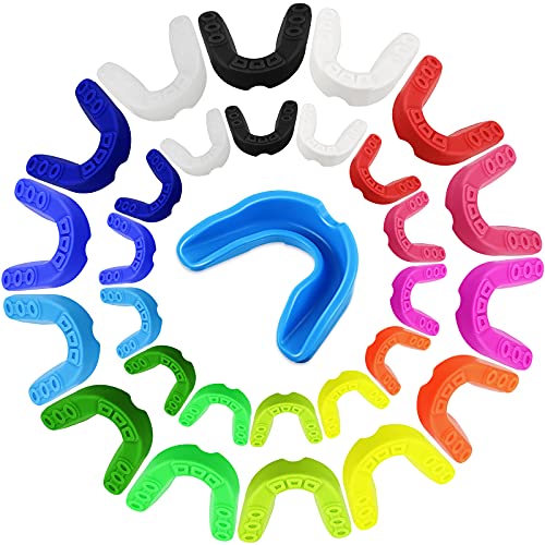 30 Pack Youth Sports Mouthguards - Comfortable Silicone Fit for Basketball, Football, Soccer & More