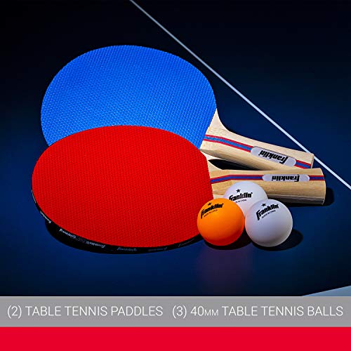 Ping Pong Paddle Set - 2 Player Table Tennis Kit with Balls