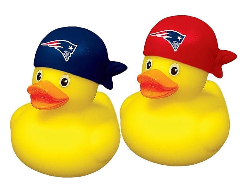 New England Patriots Rubber Duck Set - Official NFL Collectible